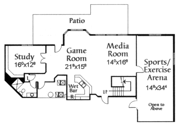 lower floor house blueprint