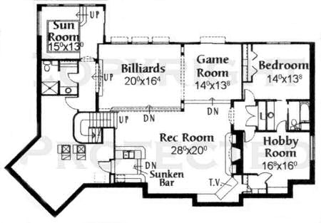 lower floor house blueprint