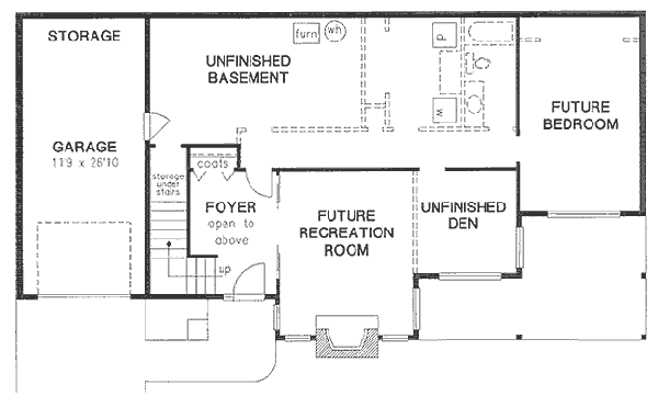 lower floor house blueprint