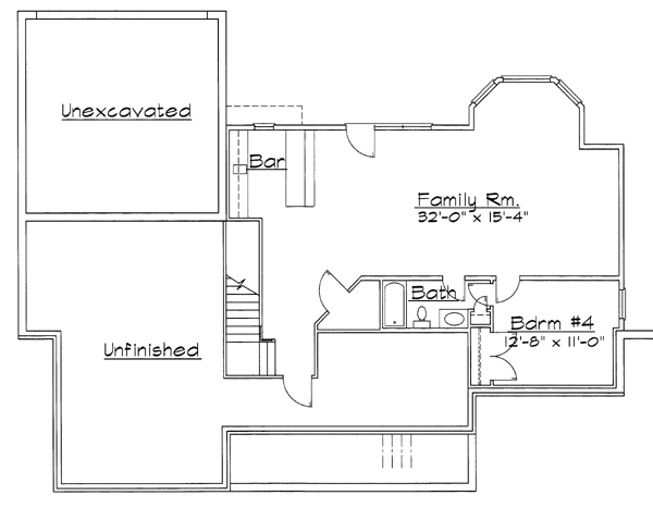 lower floor house blueprint