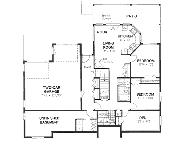 lower floor house blueprint