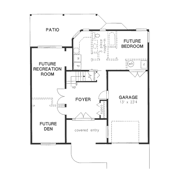 lower floor house blueprint