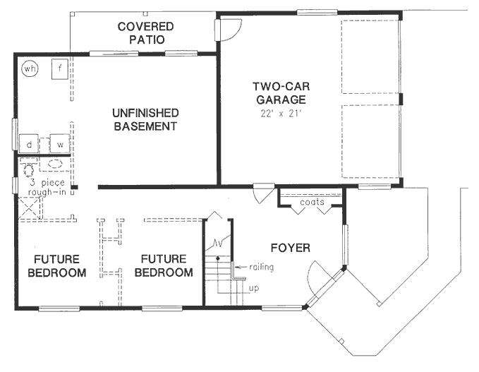 lower floor house blueprint
