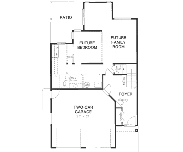 lower floor house blueprint