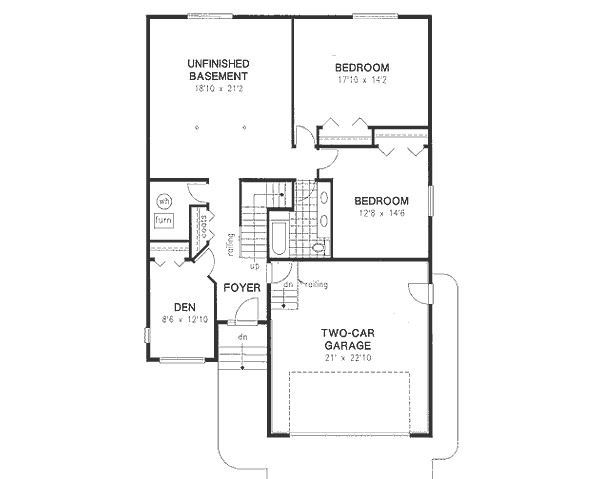 lower floor house blueprint