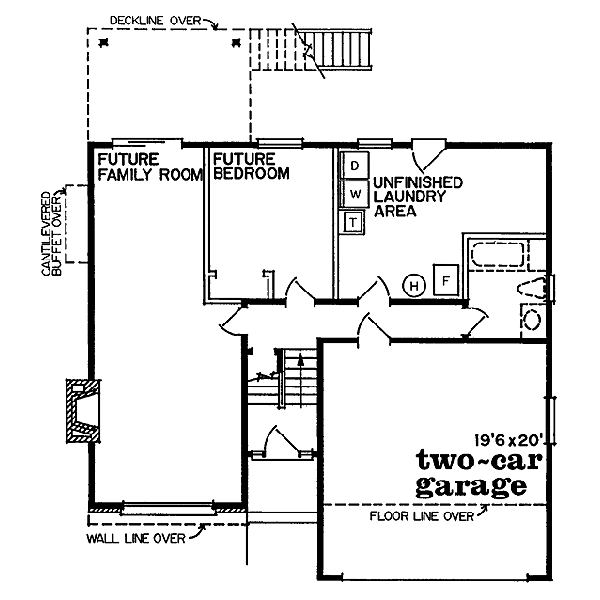 lower floor house blueprint