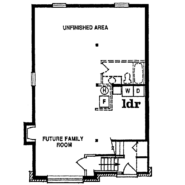 lower floor house blueprint