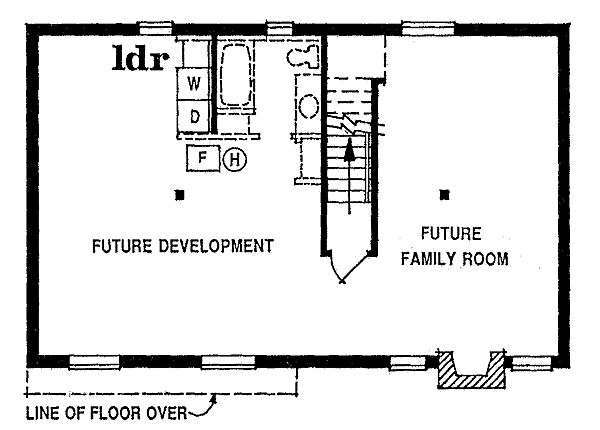 lower floor house blueprint