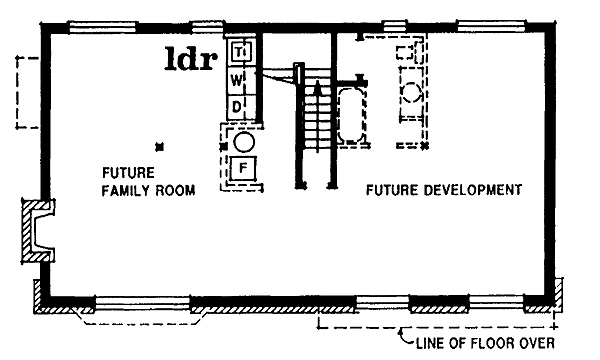 lower floor house blueprint