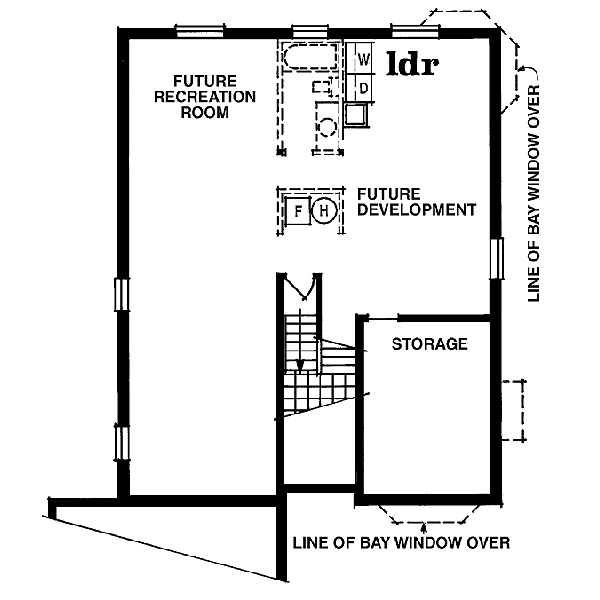 lower floor house blueprint