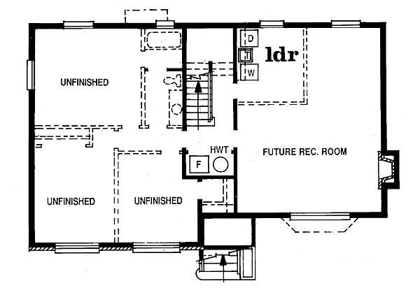 lower floor house blueprint