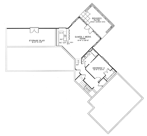 lower floor house blueprint
