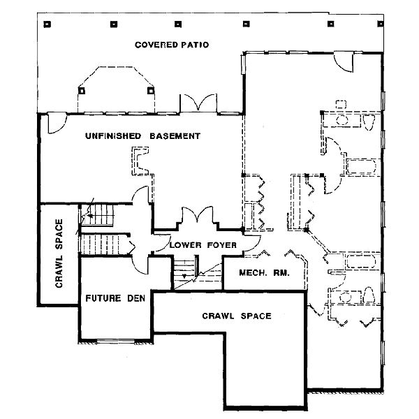 lower floor house blueprint