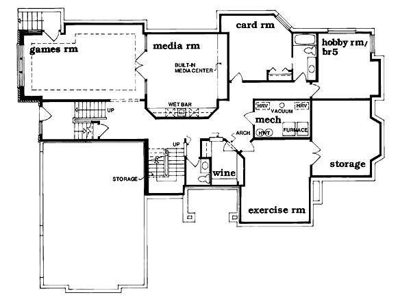 lower floor house blueprint