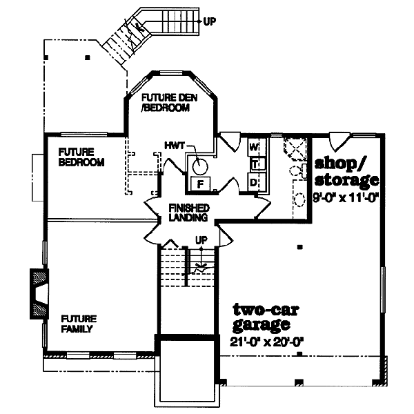 lower floor house blueprint