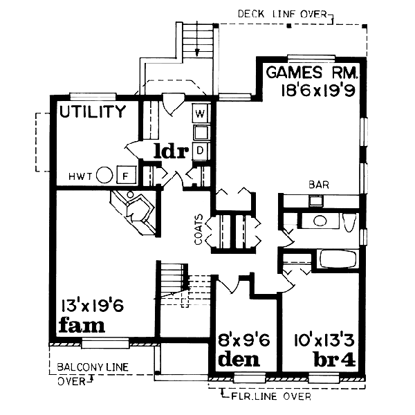 lower floor house blueprint