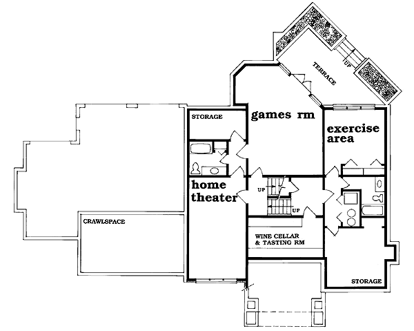 lower floor house blueprint