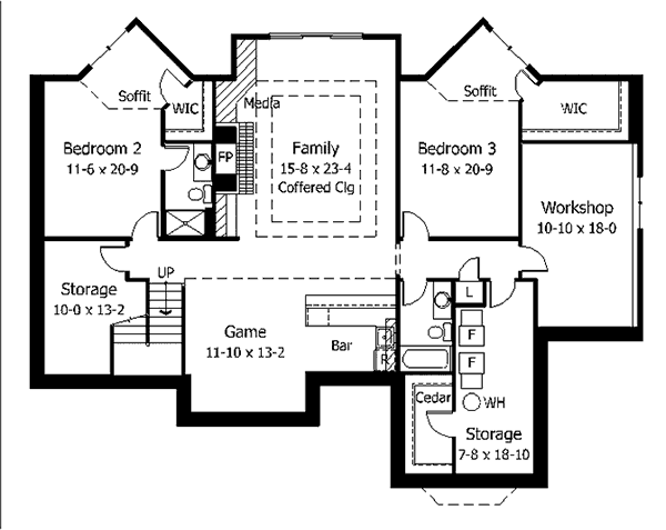 lower floor house blueprint