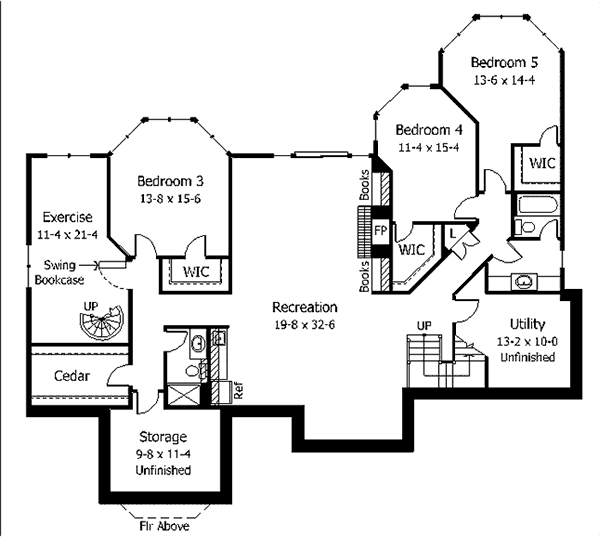lower floor house blueprint