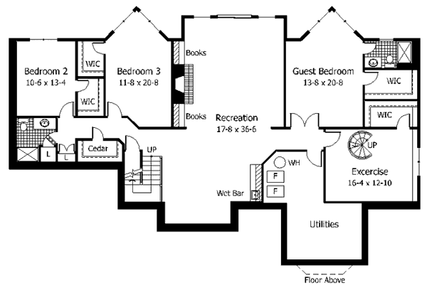 lower floor house blueprint