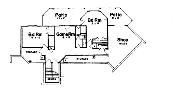 lower floor house blueprint