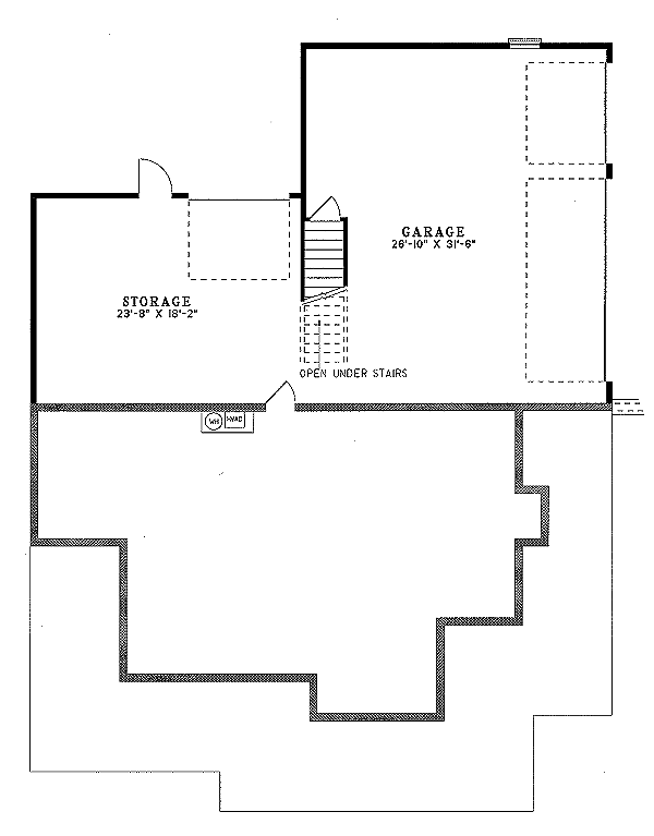 lower floor house blueprint