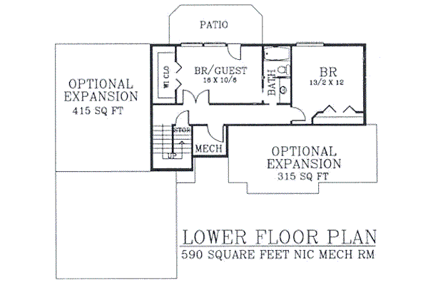 lower floor house blueprint
