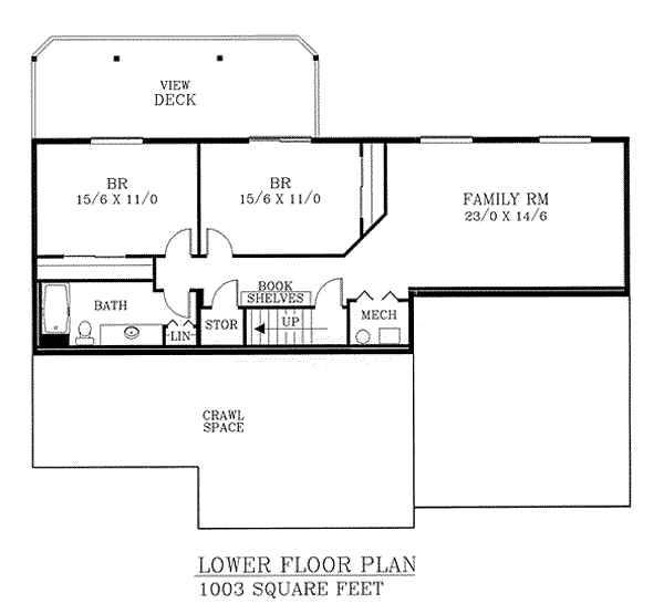lower floor house blueprint