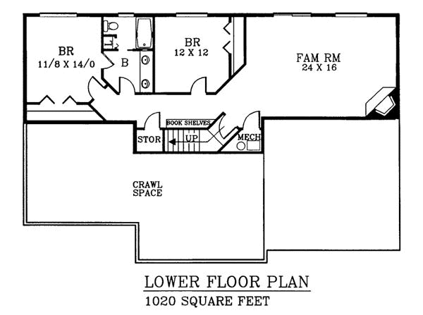 lower floor house blueprint