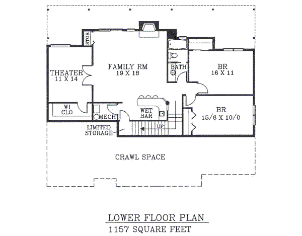 lower floor house blueprint
