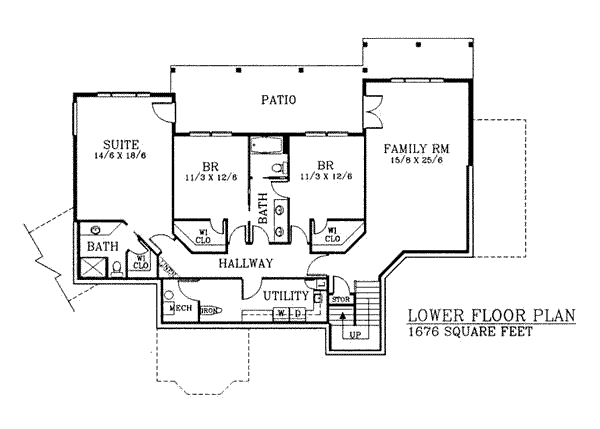 lower floor house blueprint