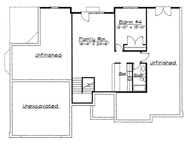 lower floor house blueprint