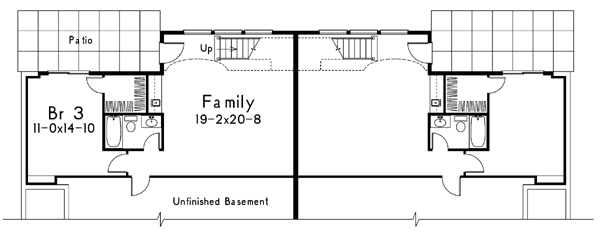 lower floor house blueprint