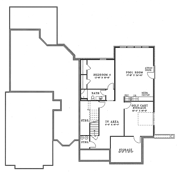 lower floor house blueprint
