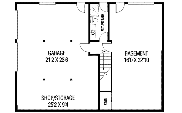 lower floor house blueprint