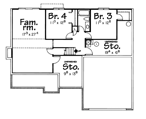 lower floor house blueprint
