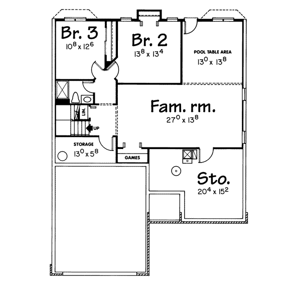 lower floor house blueprint