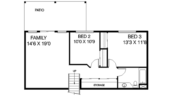 lower floor house blueprint