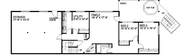 lower floor house blueprint
