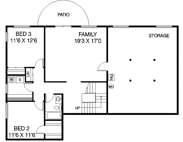 lower floor house blueprint
