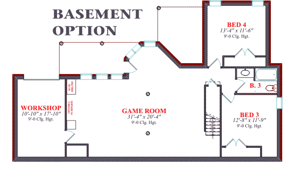 lower floor house blueprint