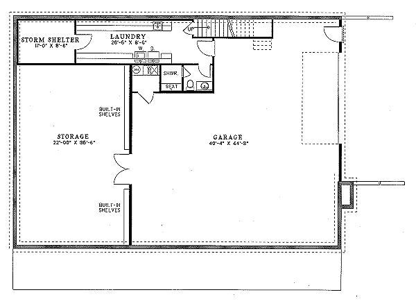 lower floor house blueprint