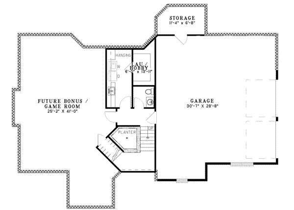 lower floor house blueprint