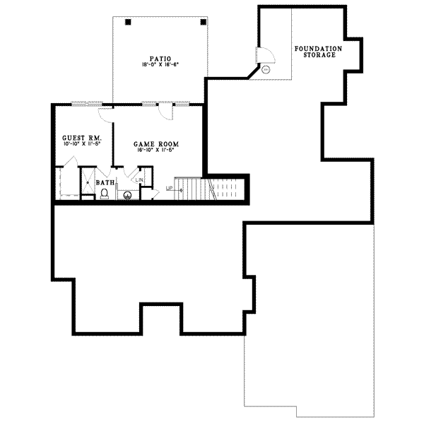 lower floor house blueprint