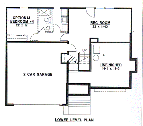 lower floor house blueprint