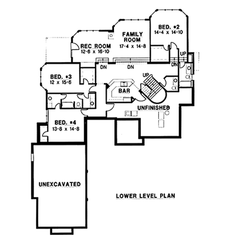 lower floor house blueprint