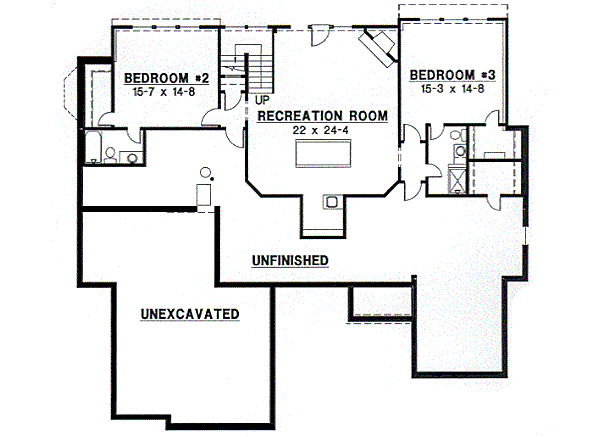 lower floor house blueprint