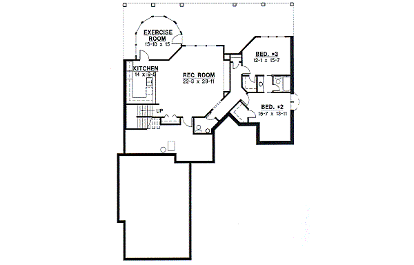 lower floor house blueprint