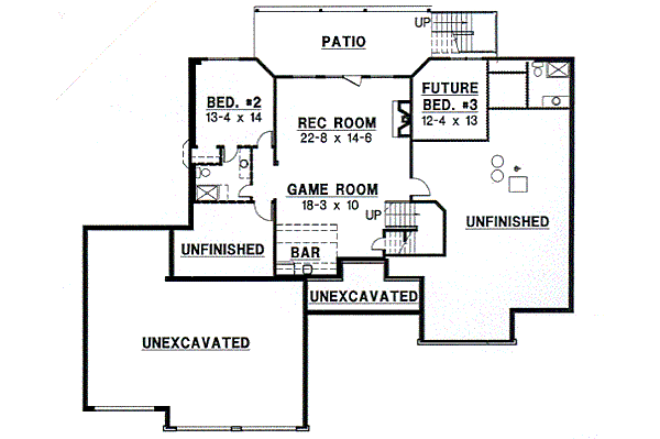 lower floor house blueprint