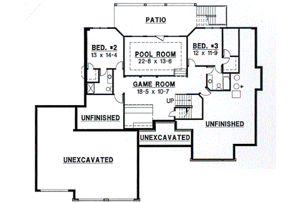 lower floor house blueprint